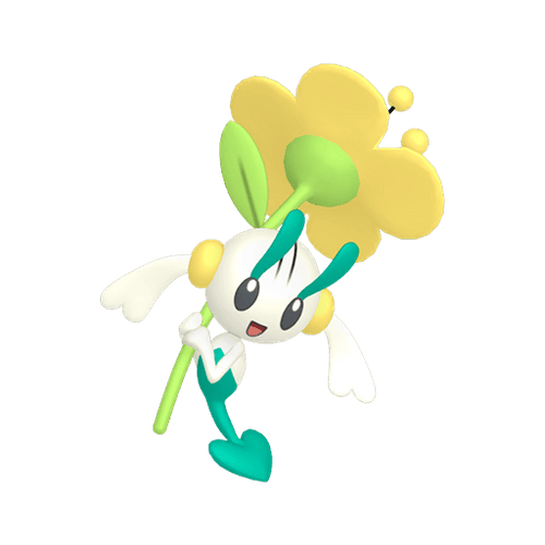 #0670 Alpha Floette Yellow Flower